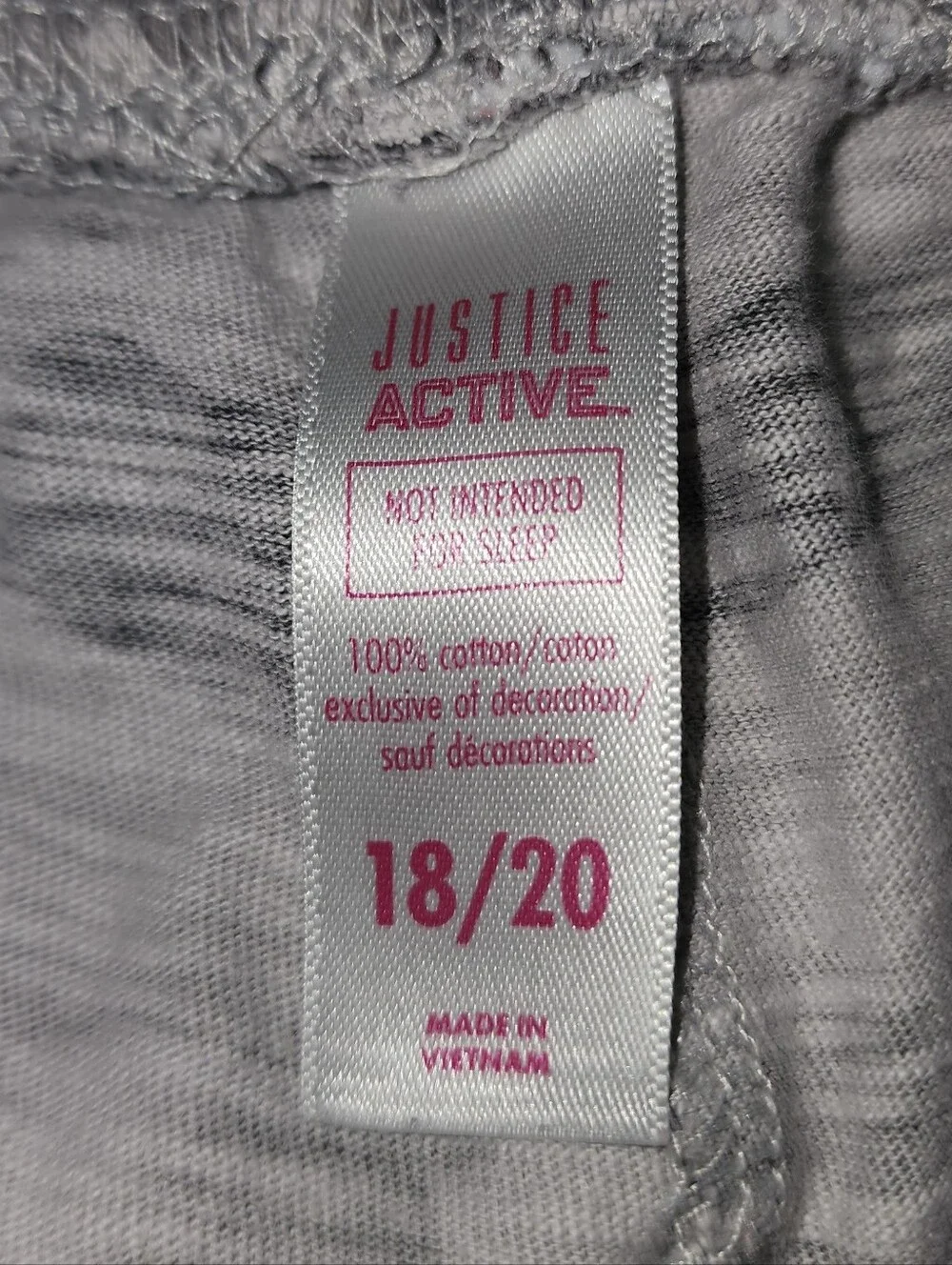 🩶Girls Size 18/20 Justice Active Shorts🤍
